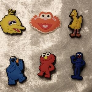 Sesame Street Croc Charms Jibbitz Clog Charms Set Of 6